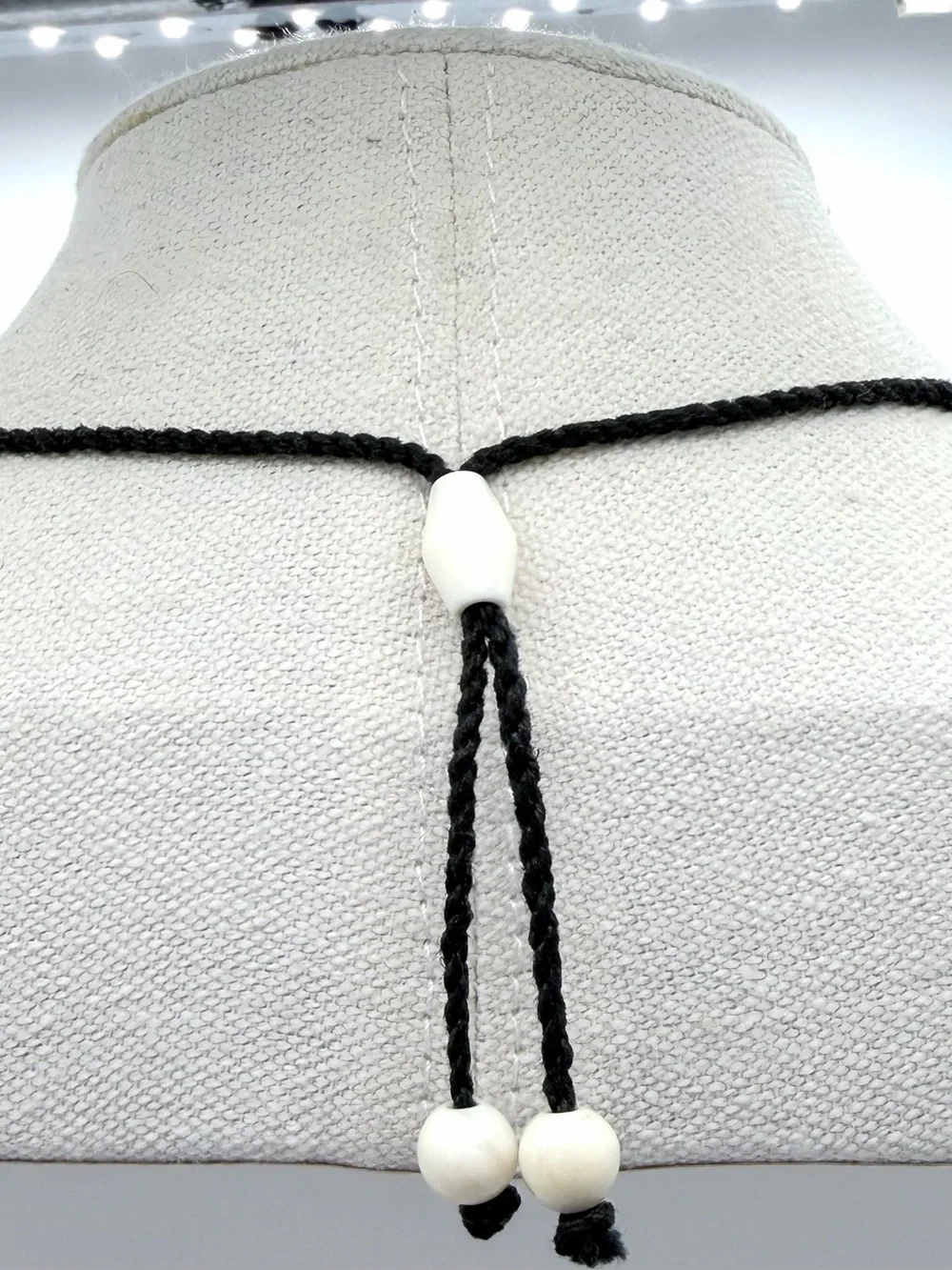 Hand-Carved Dolphin Ocean Wave Mens Necklace Woman’s Water Buffalo Bone Jewelry